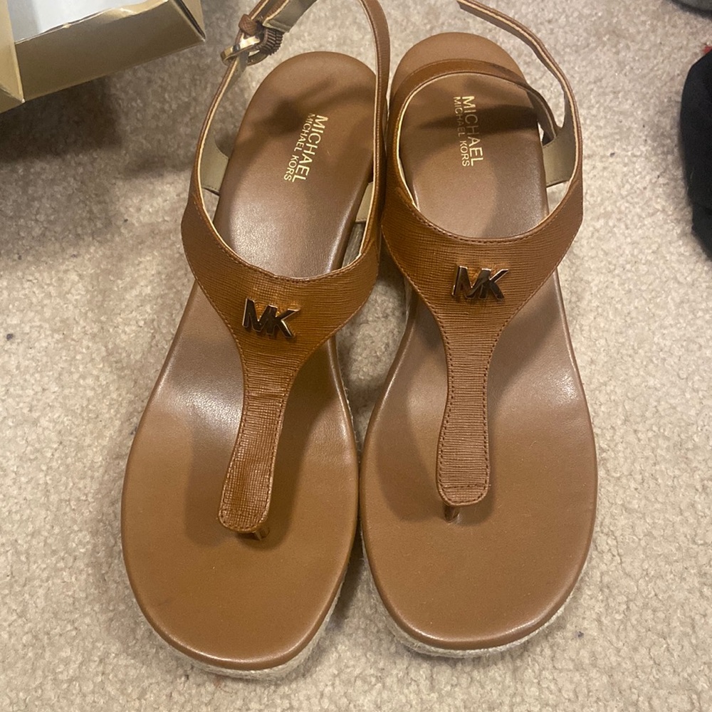 3 inch wedge Michael Kors never been worn. Have box.